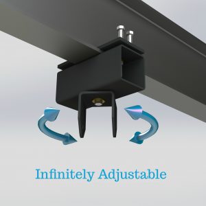 Polar Focus Type 5 Custom Beam Attachment - PY0-CBA-5 for large steel I-Beams - Line Array Rigging